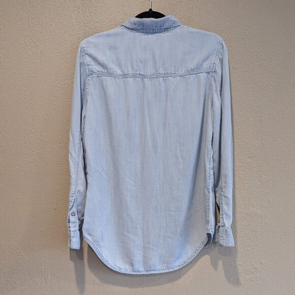 Banana Republic * Denim Button-Up Top *  Women’s Size Small - Picture 4 of 6